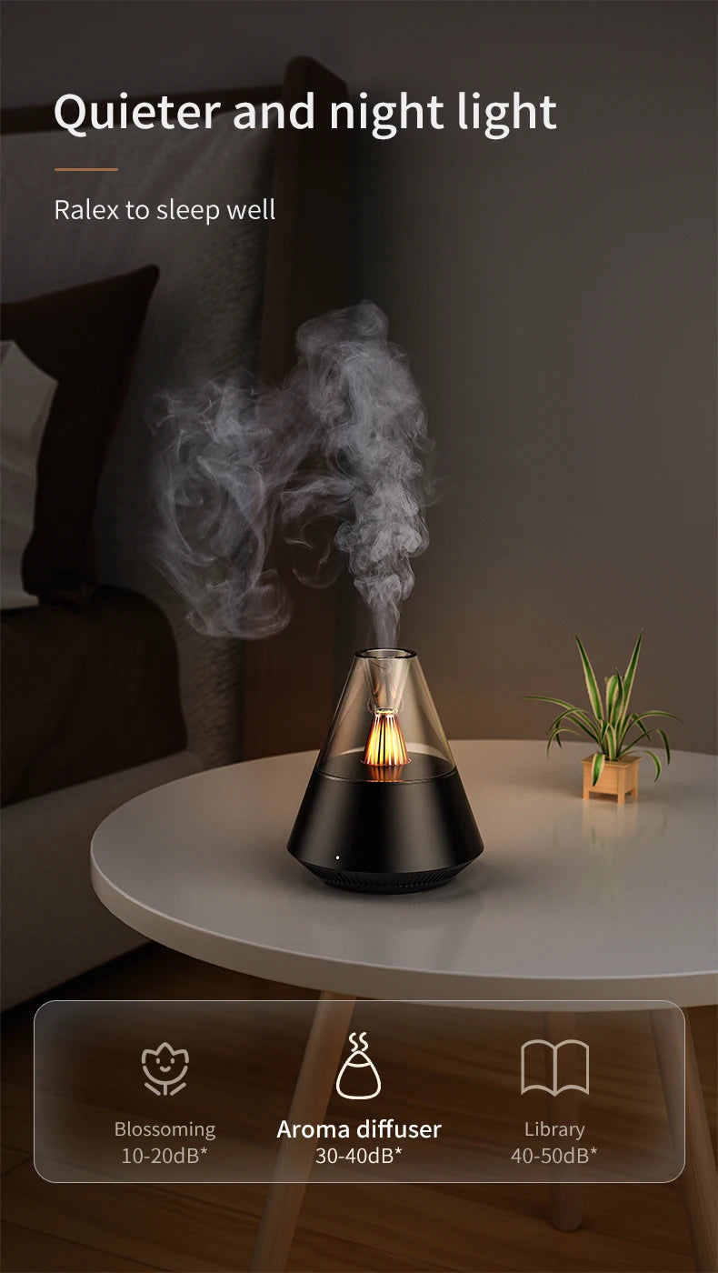 Ultrasonic Essential Oil Aroma Diffuser with Light