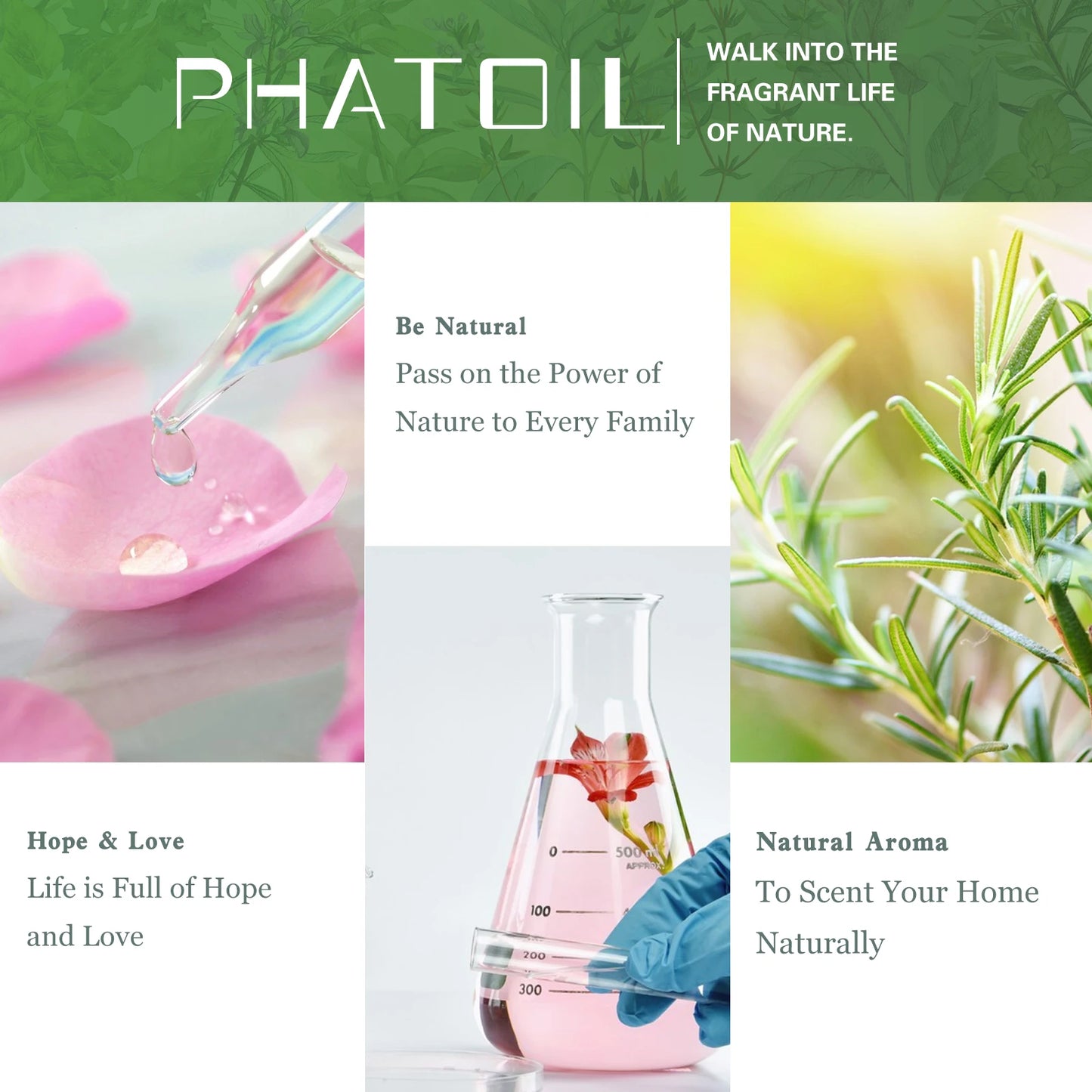 PHATOIL Essential Oil 10ml (Various Scents)