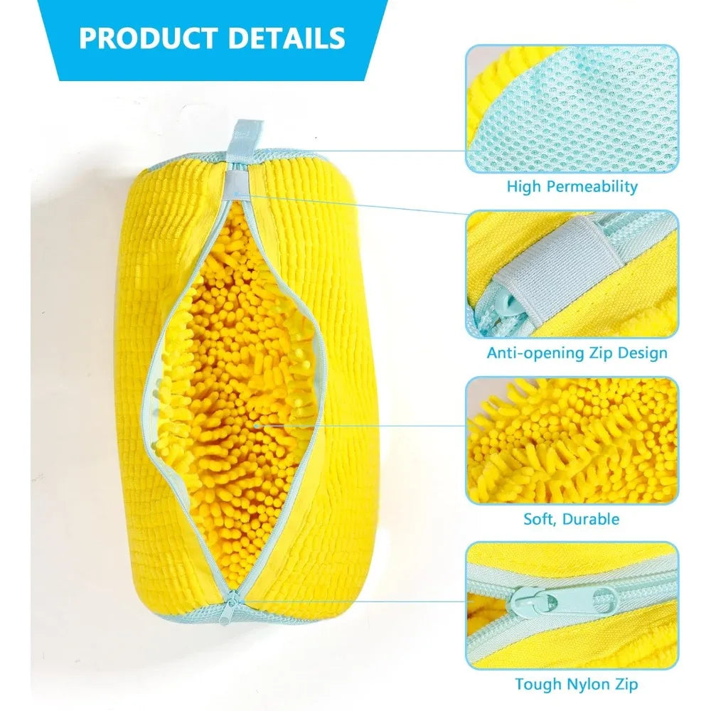 Shoe Washing Machine Bag: Shoe Bag for Washing Machine - Reusable Shoe Cleaning Bag for Sneaker Tennis Shoes Unstain