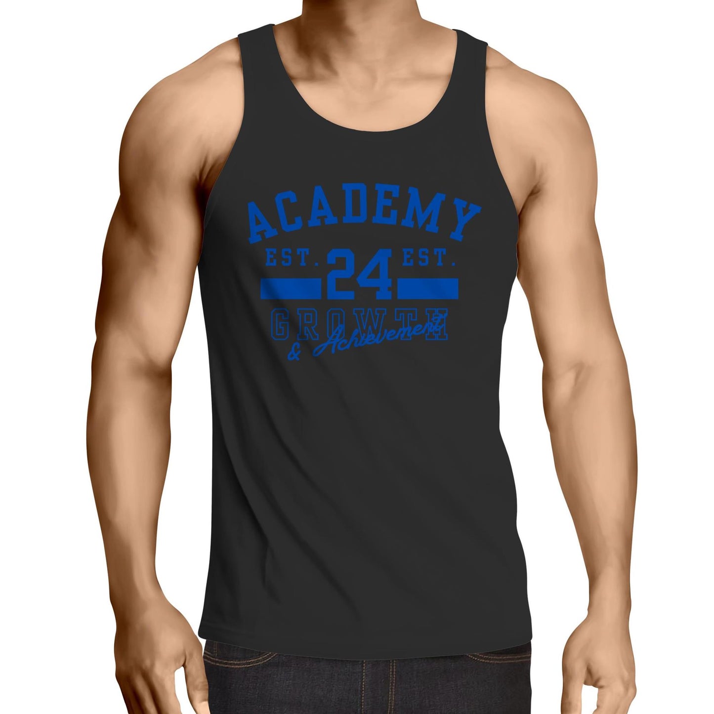 Mens Singlet Top - Academy College