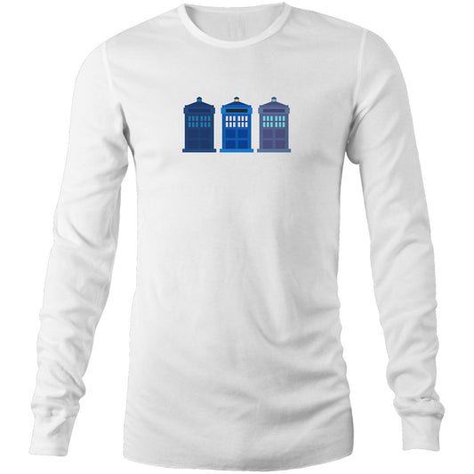 3 Telephone Booths Long Sleeve T-Shirt