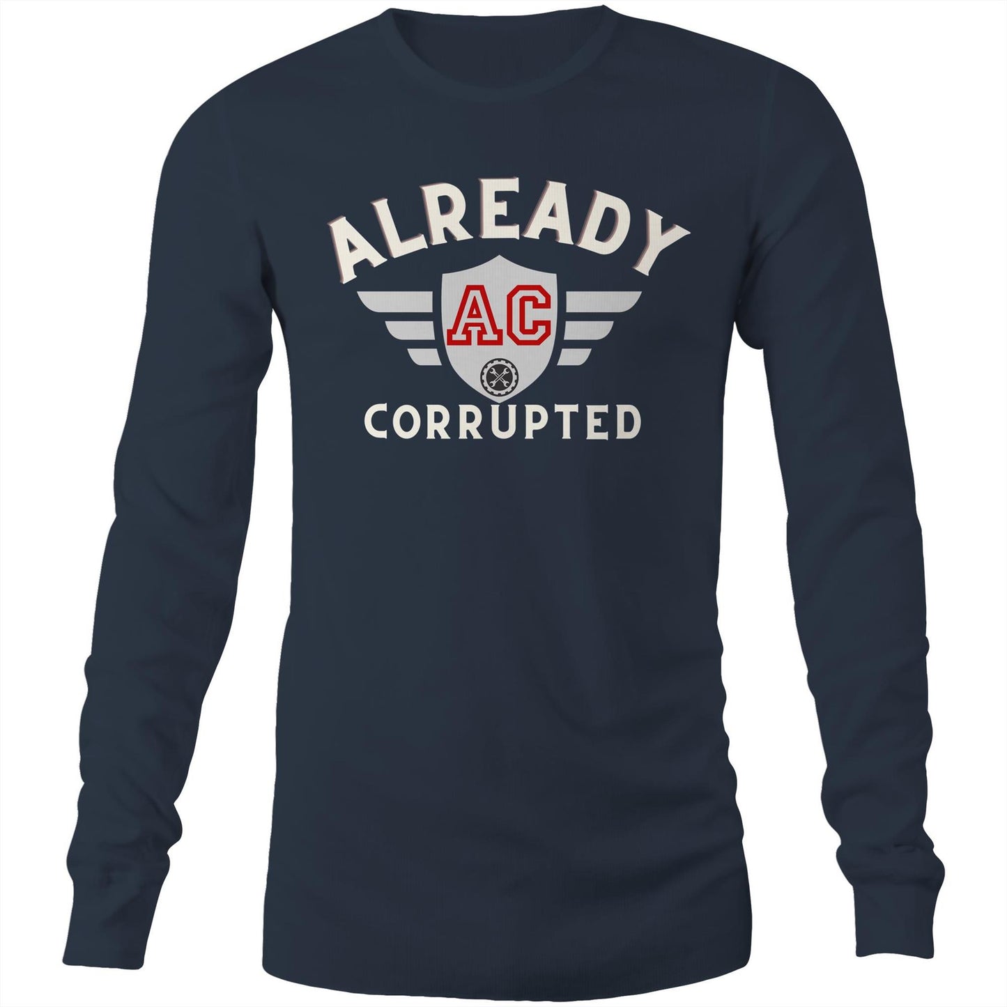 Already Corrupted (Alphabet) - Mens Long Sleeve T-Shirt