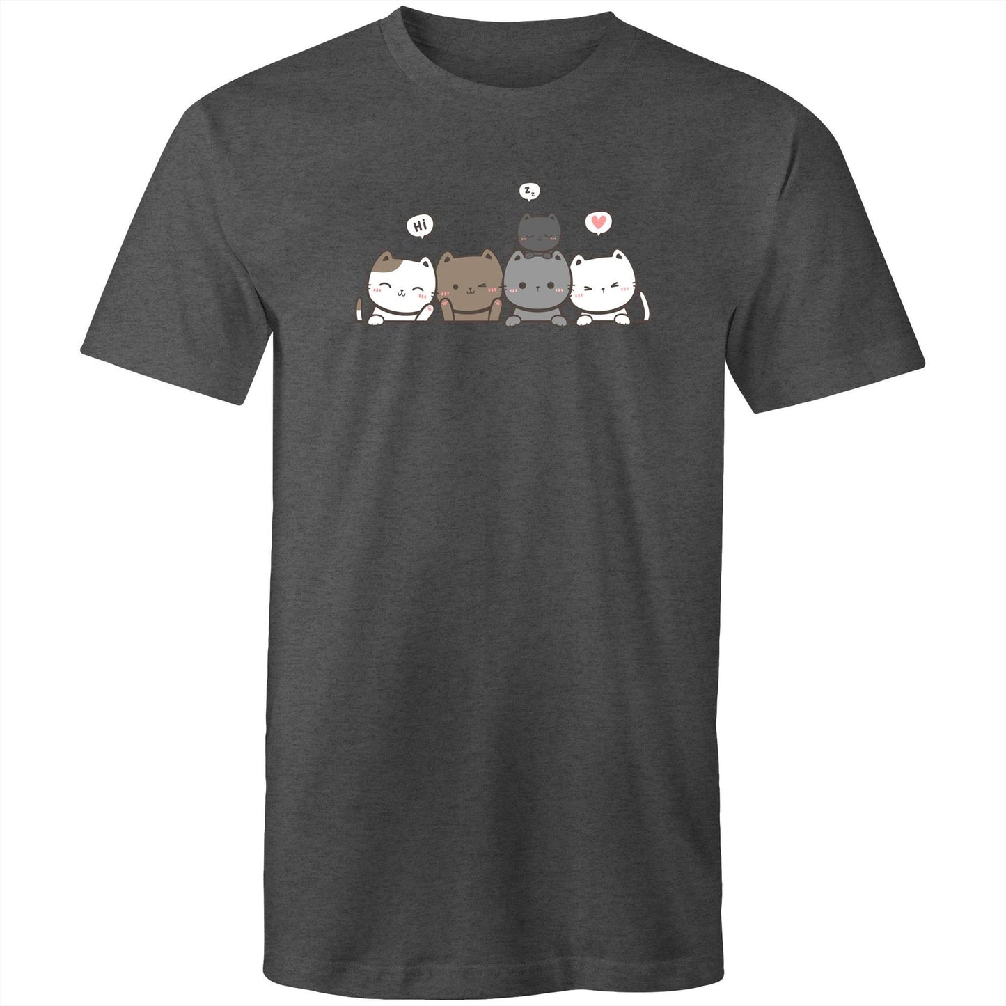 4 Cute Cats T-Shirt