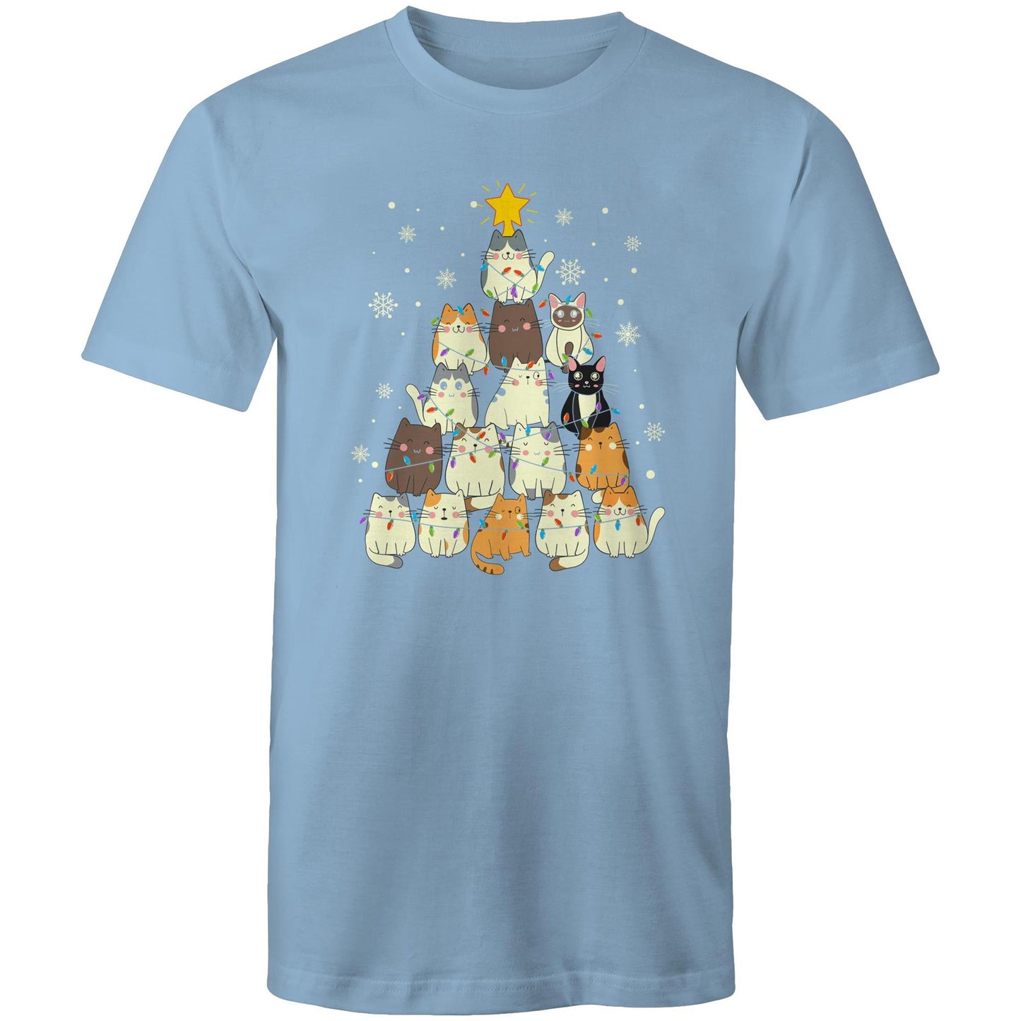 Cat Xmas Tree T-Shirt