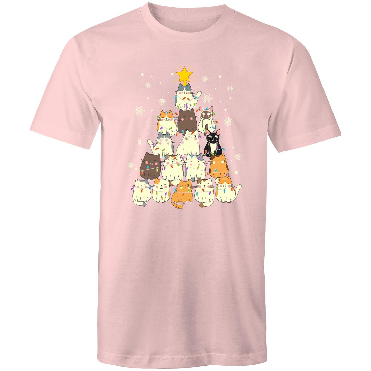 Cat Xmas Tree T-Shirt