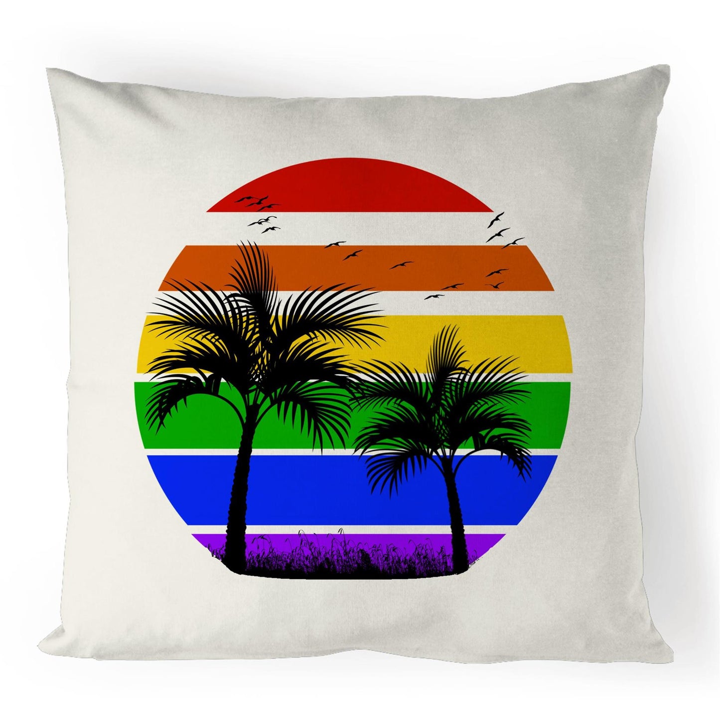 Cushion Cover - Alphabet Pride Sunset