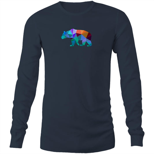 Bear Geometric - Long Sleeve T-Shirt