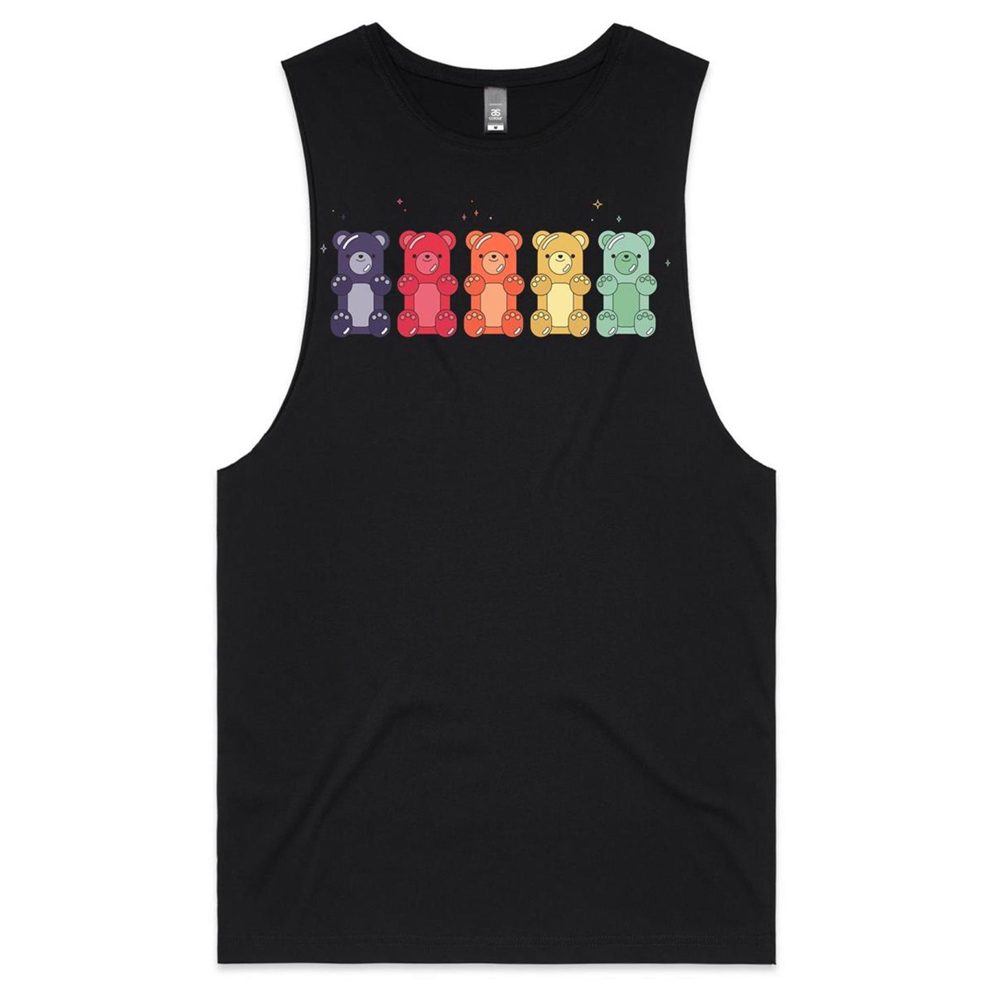 Mens Tank Top Tee - Gummie Bears