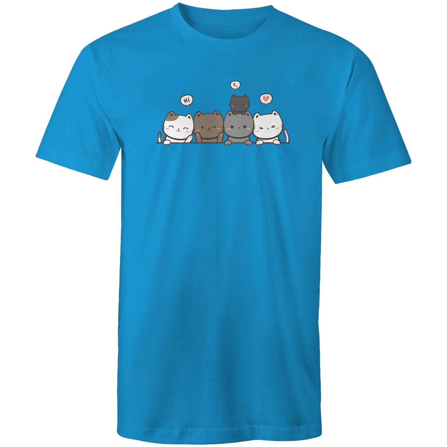 4 Cute Cats T-Shirt