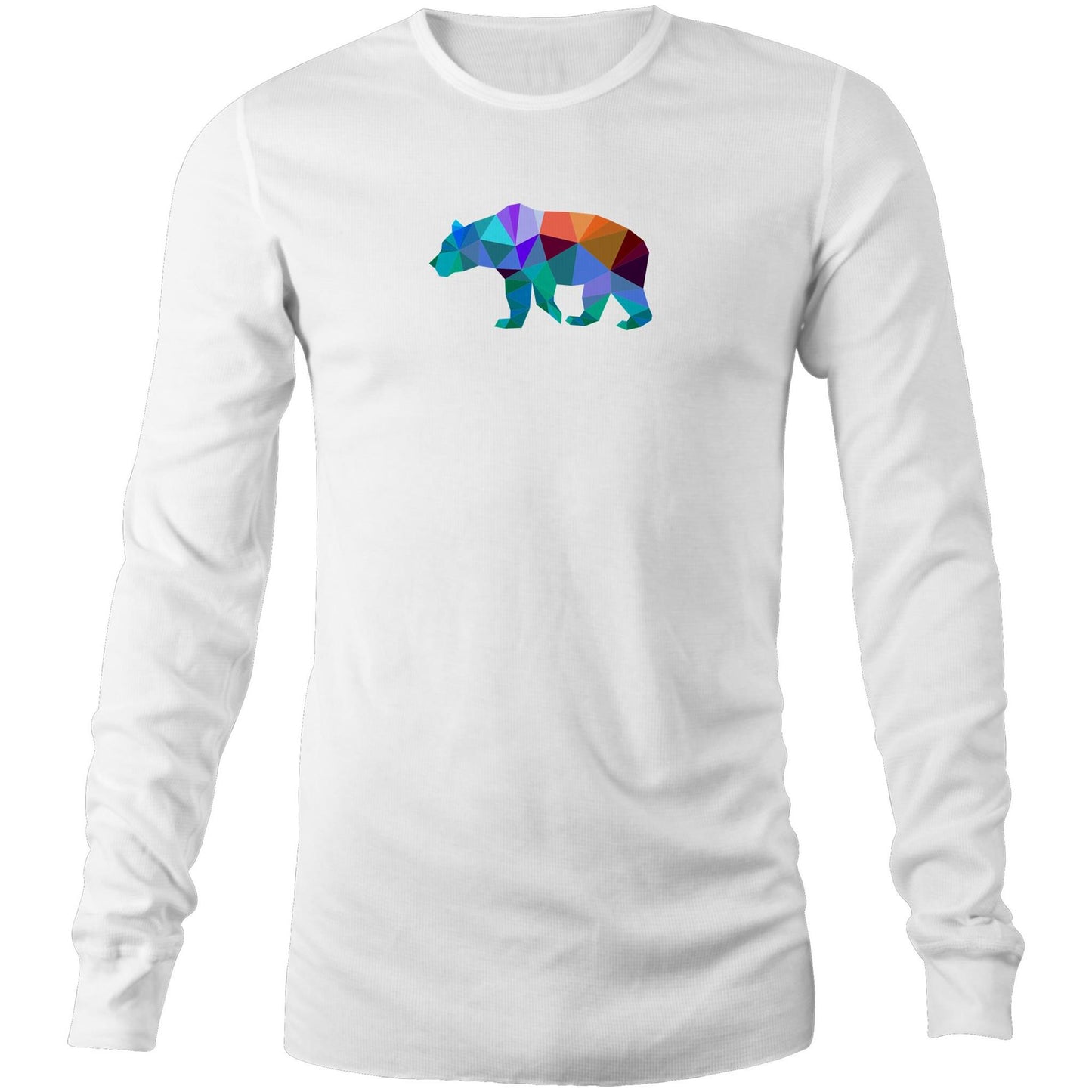 Bear Geometric - Long Sleeve T-Shirt