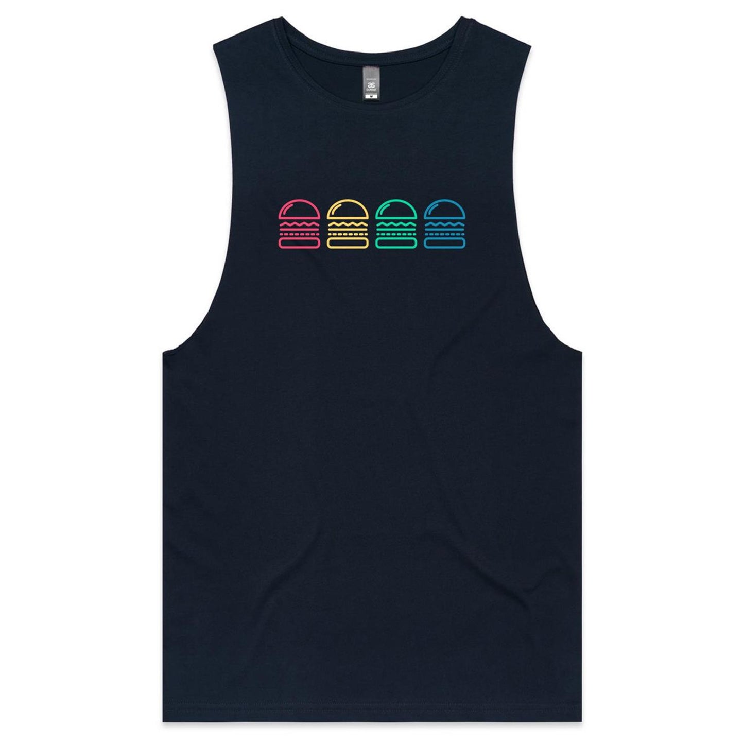 Mens Tank Top Tee - Burgers