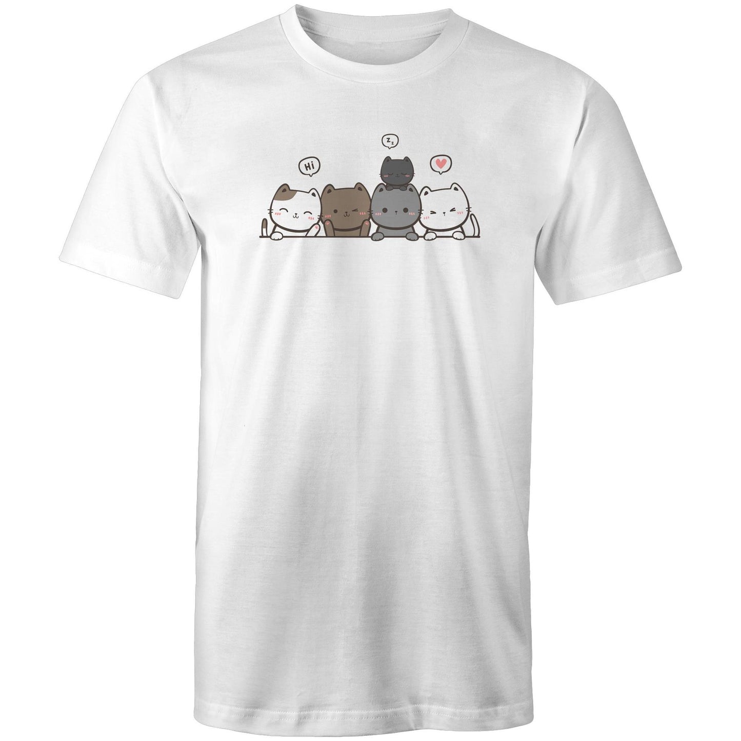 4 Cute Cats T-Shirt