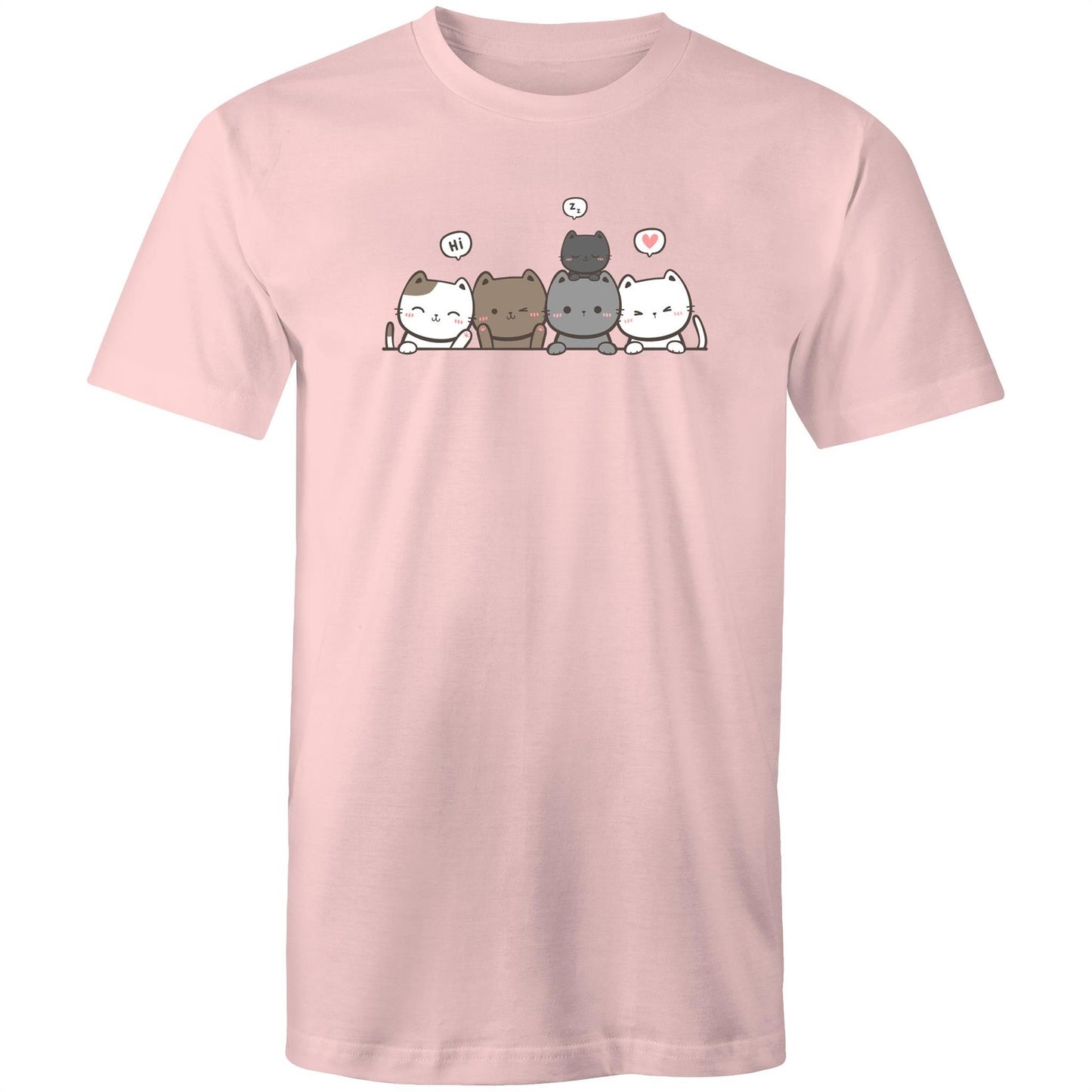 4 Cute Cats T-Shirt