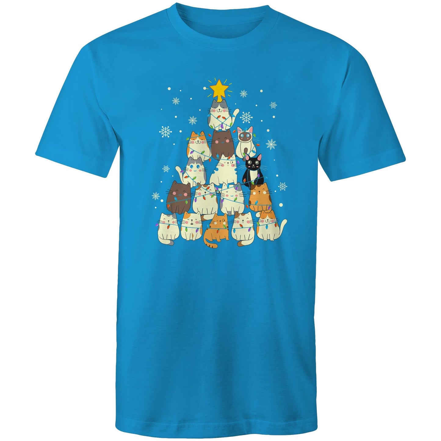 Cat Xmas Tree T-Shirt