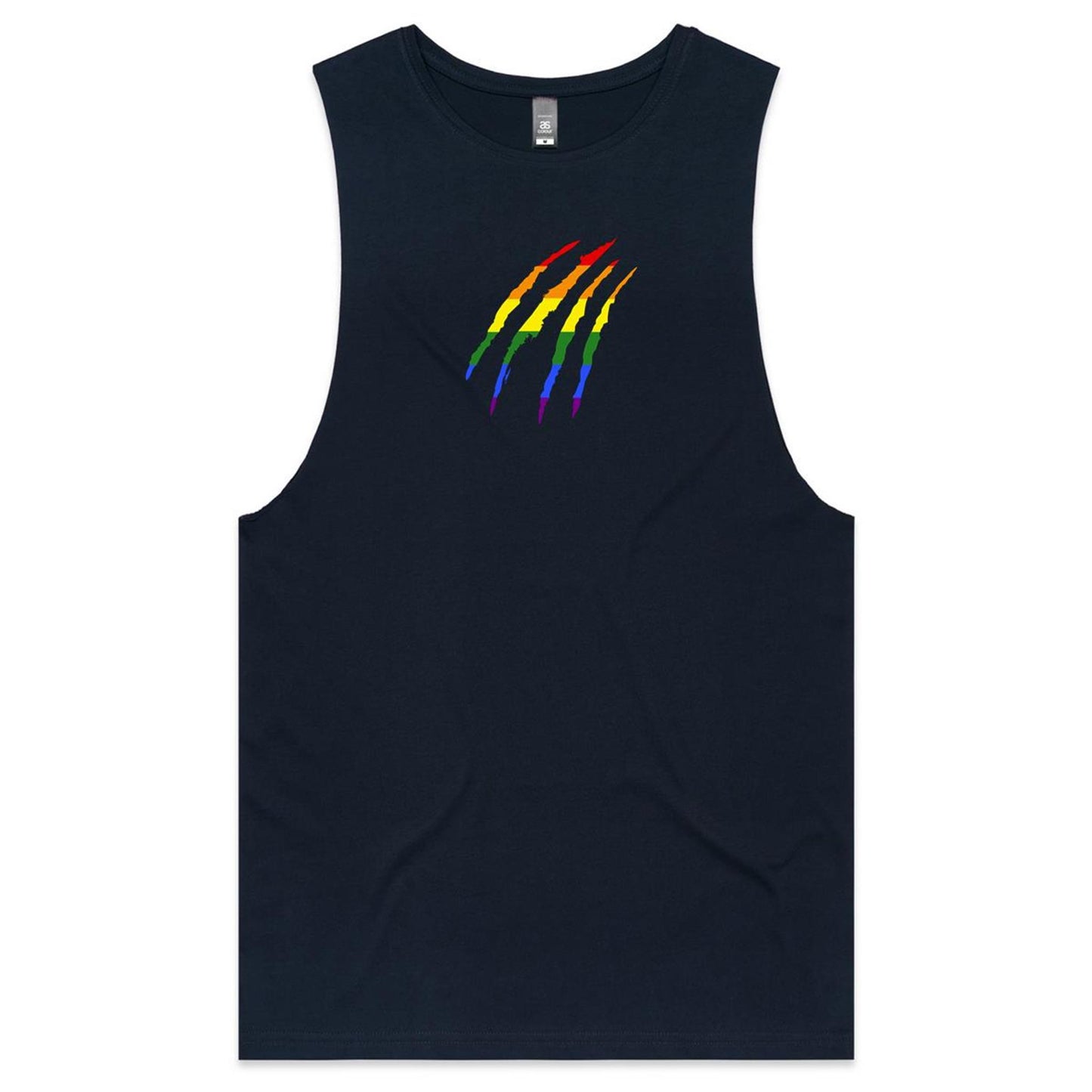 Mens Tank Top Tee - Alphabet Claws