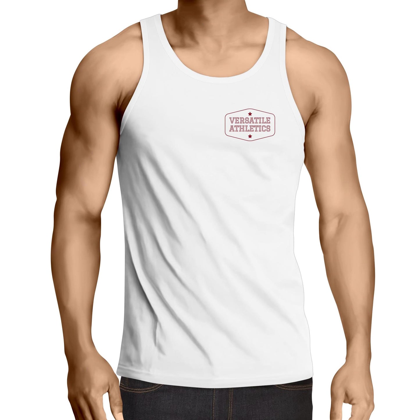 Mens Singlet Top - Versatile Athletics - Alphabet