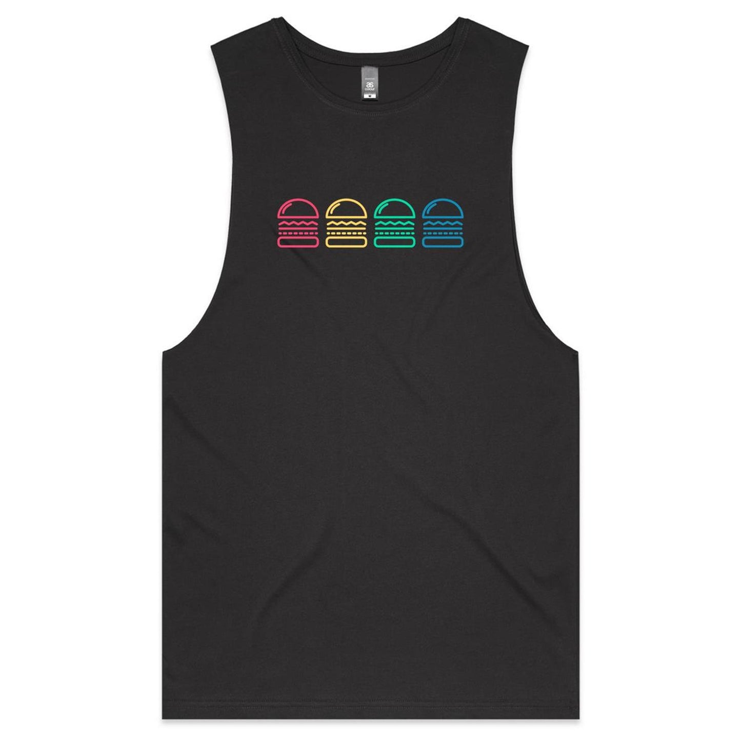 Mens Tank Top Tee - Burgers