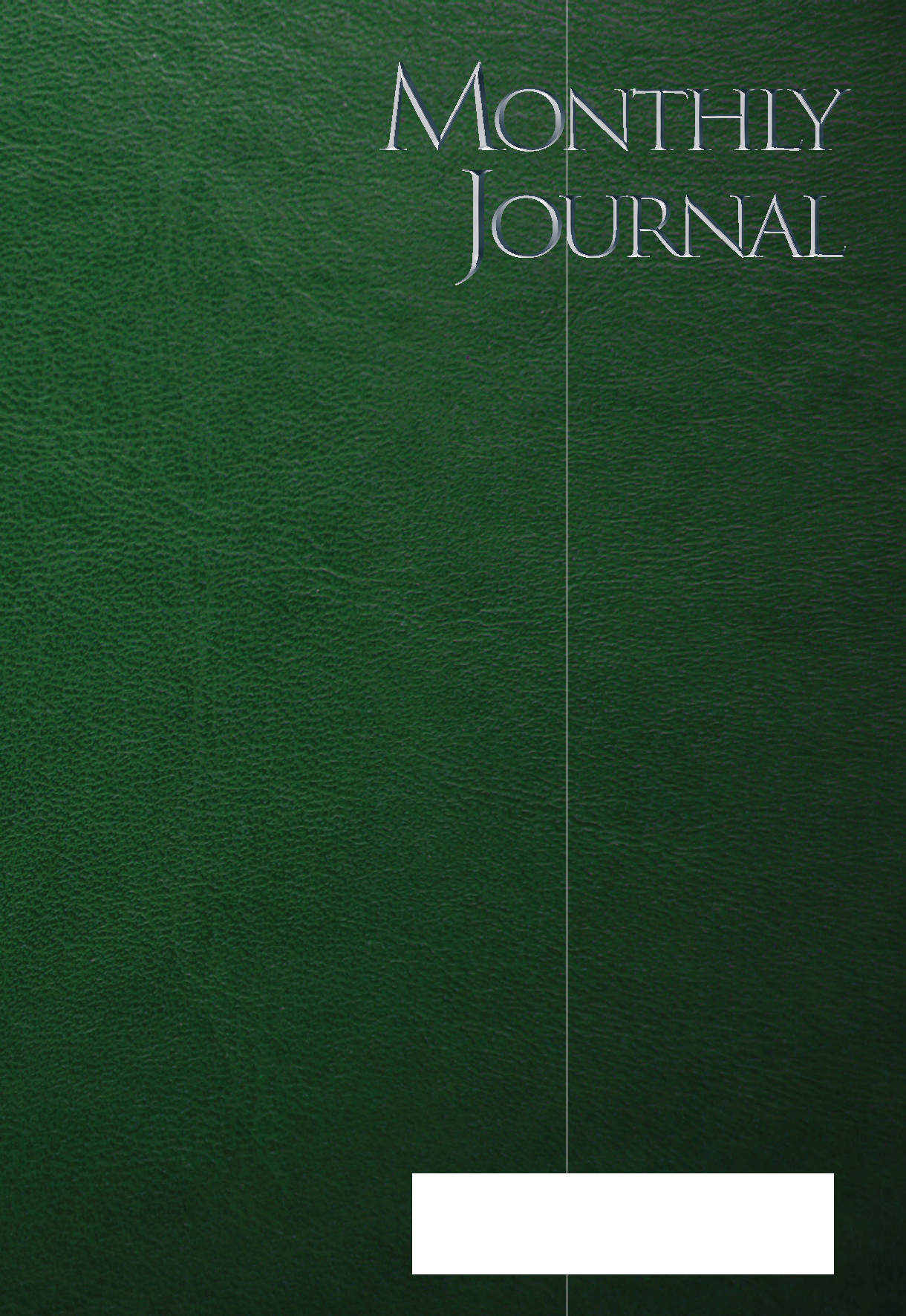 MONTHLY EFFECTIVITY JOURNAL - GREEN