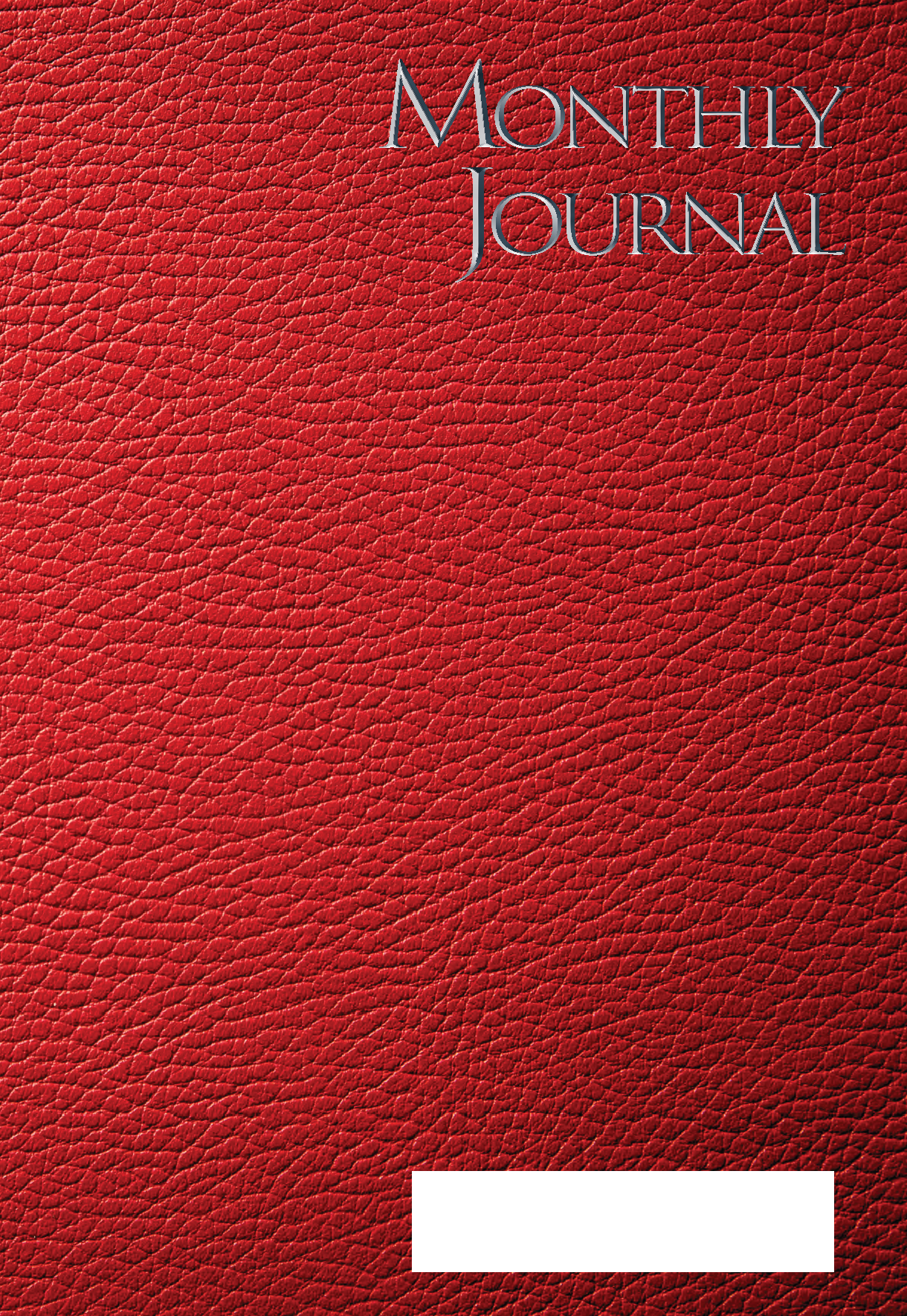 MONTHLY EFFECTIVITY JOURNAL - RED