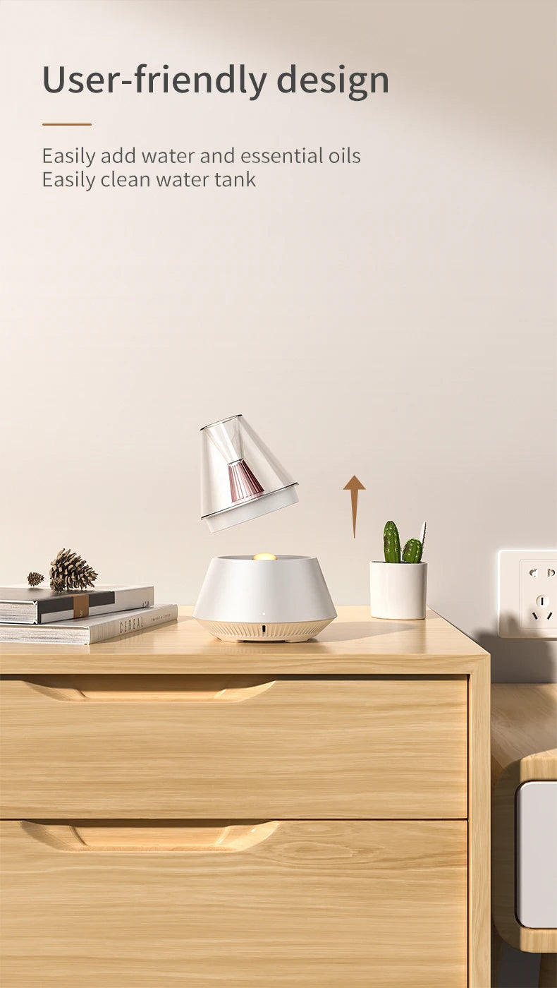 Ultrasonic Essential Oil Aroma Diffuser with Light