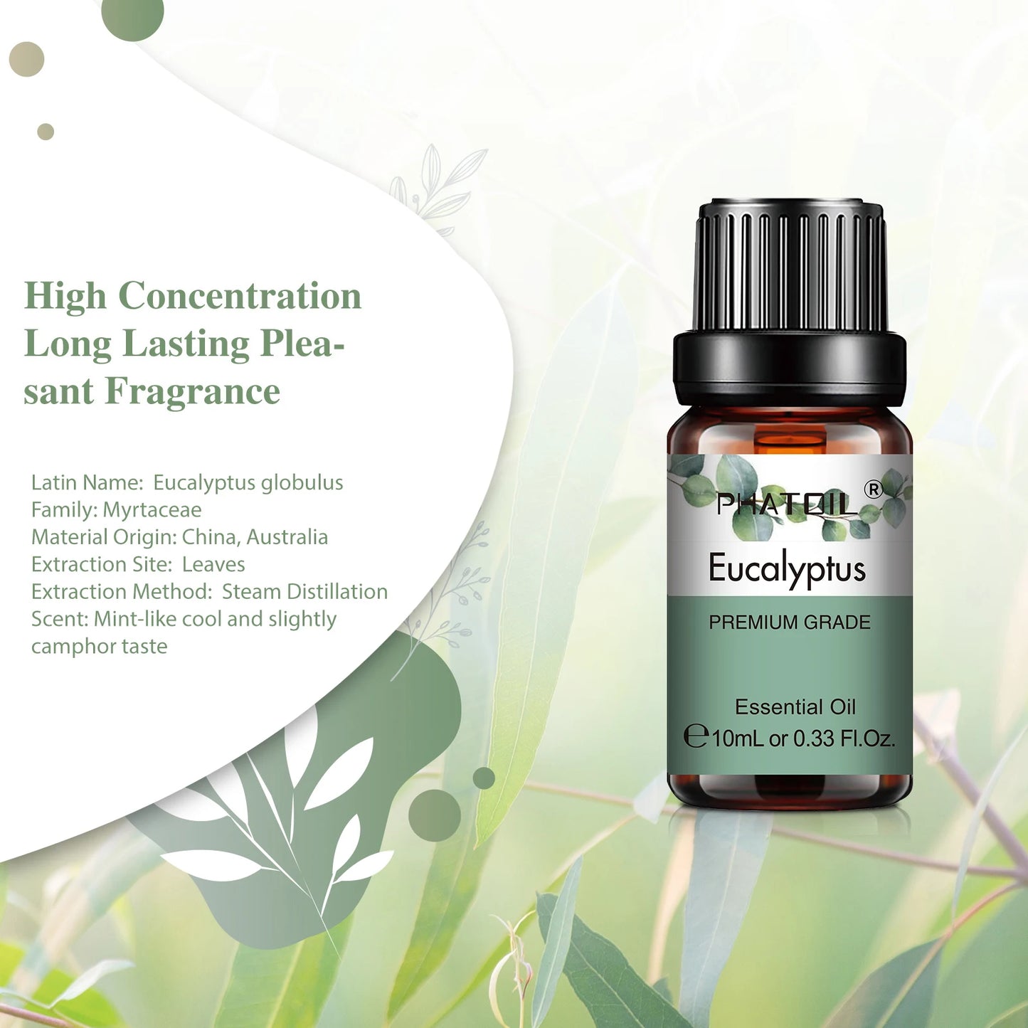 PHATOIL Essential Oil 10ml  (Various Scents)