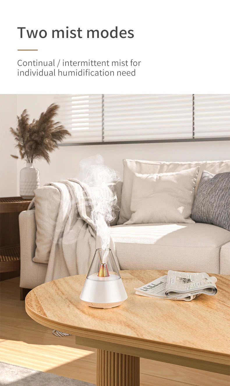 Ultrasonic Essential Oil Aroma Diffuser with Light