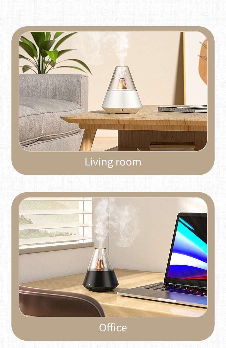Ultrasonic Essential Oil Aroma Diffuser with Light