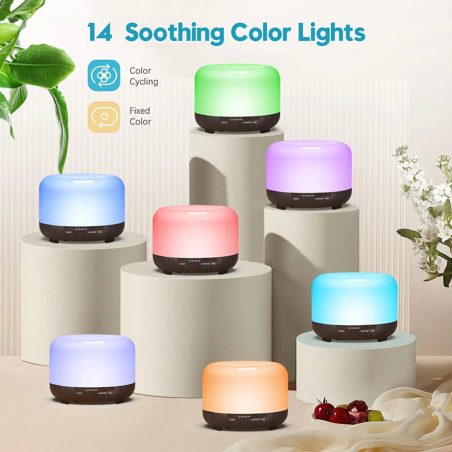 500ML Aroma Diffuser / Humidifier with Remote Control