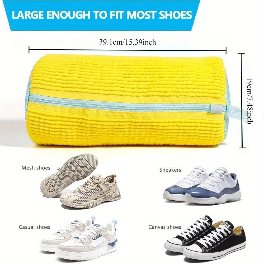 Shoe Washing Machine Bag: Shoe Bag for Washing Machine - Reusable Shoe Cleaning Bag for Sneaker Tennis Shoes Unstain