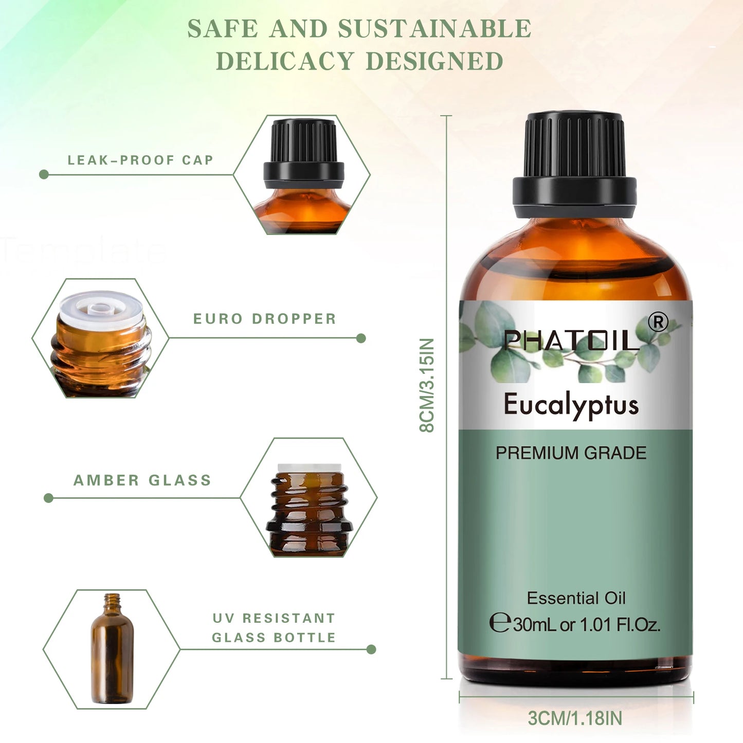 PHATOIL Essential Oil 30ml  (Various Scents)