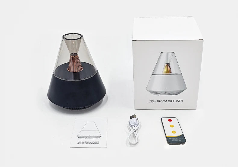 Ultrasonic Essential Oil Aroma Diffuser with Light