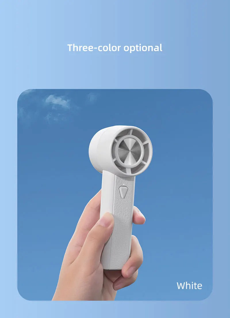 Portable Handheld Fan Hand-held 1800mAh Mini Home USB Charging Fan High Speed USB Charging Outdoor Camping Cooling Handheld Fan