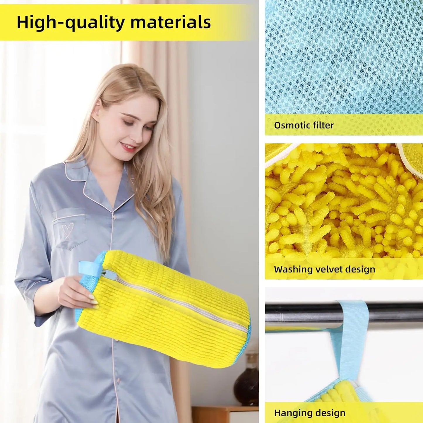 Shoe Washing Machine Bag: Shoe Bag for Washing Machine - Reusable Shoe Cleaning Bag for Sneaker Tennis Shoes Unstain