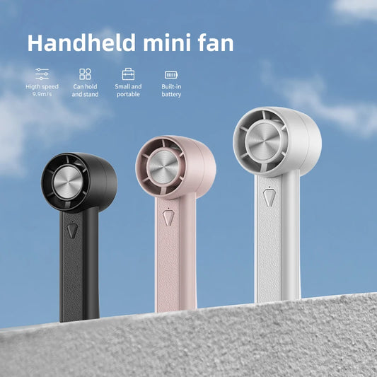 Portable Handheld Fan Hand-held 1800mAh Mini Home USB Charging Fan High Speed USB Charging Outdoor Camping Cooling Handheld Fan