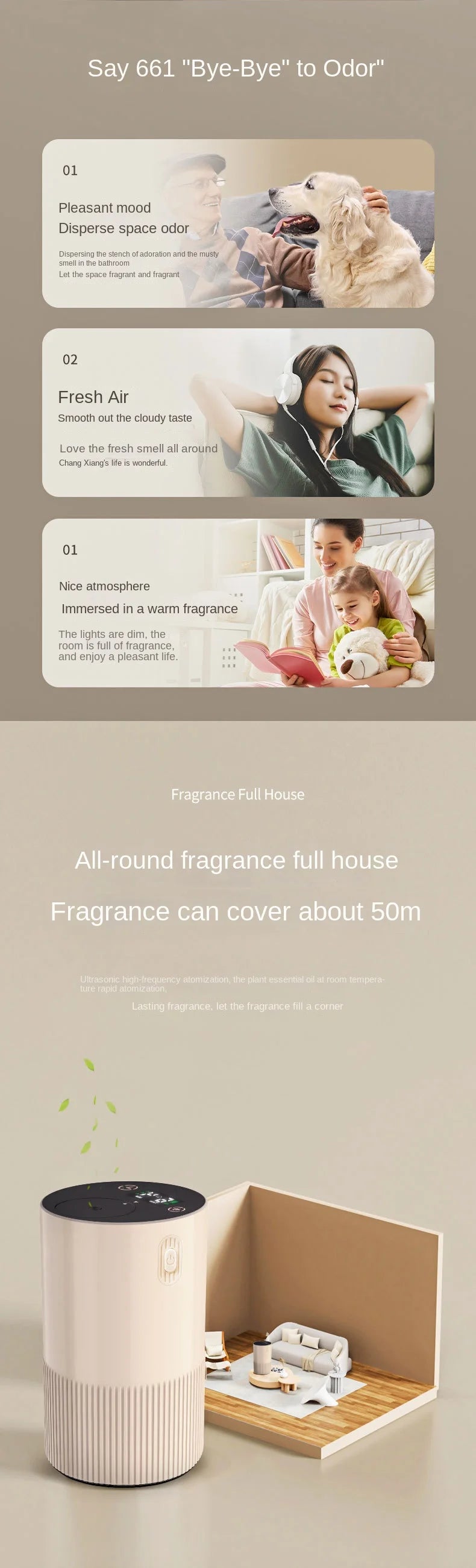 Essential Oil Diffuser Portable - Battery Operated
