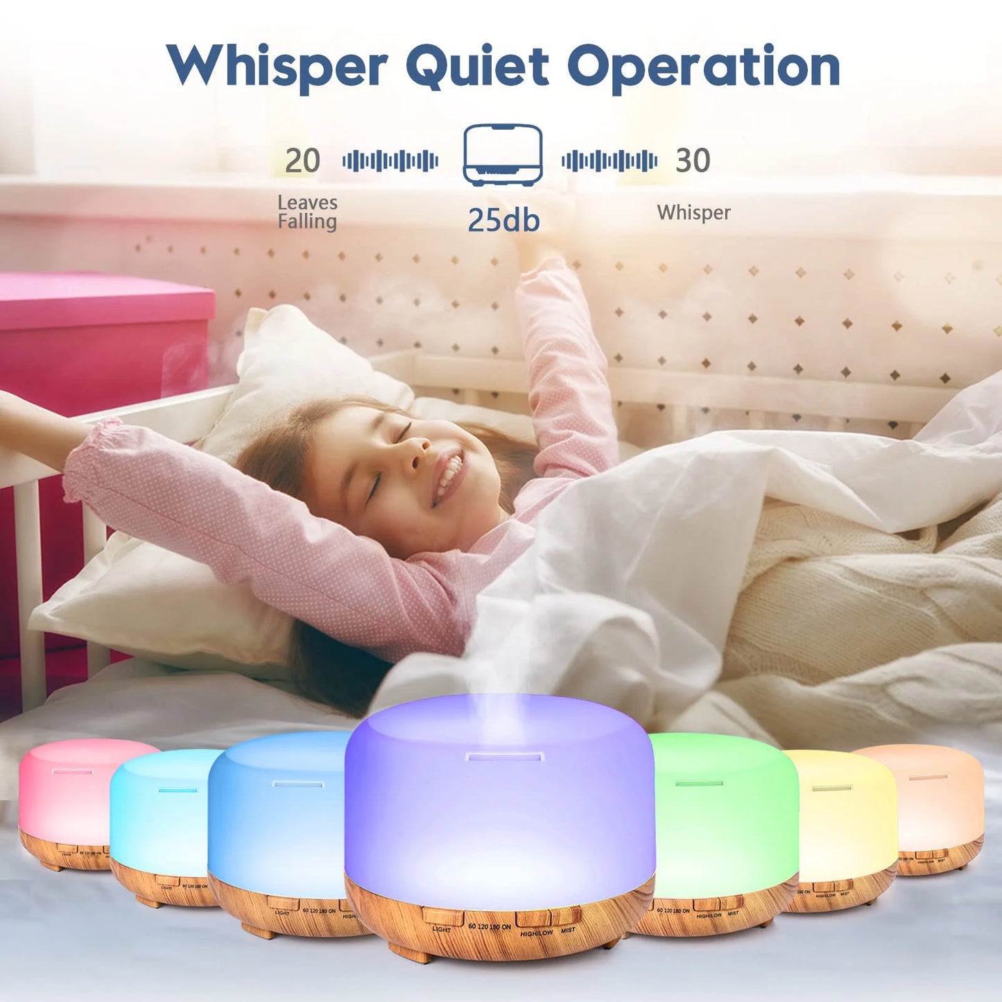500ML Aroma Diffuser / Humidifier with Remote Control
