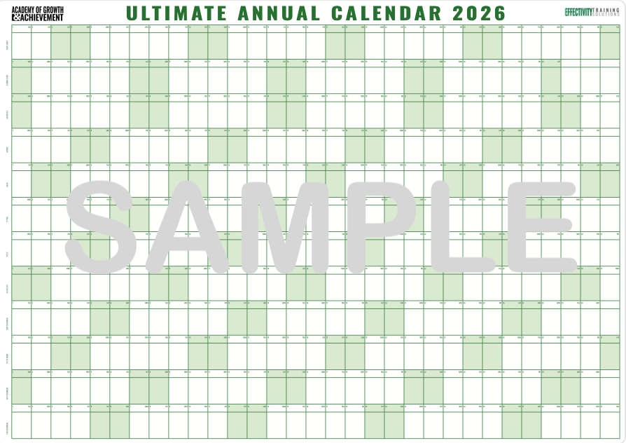 Ultimate Planning Calendar A1