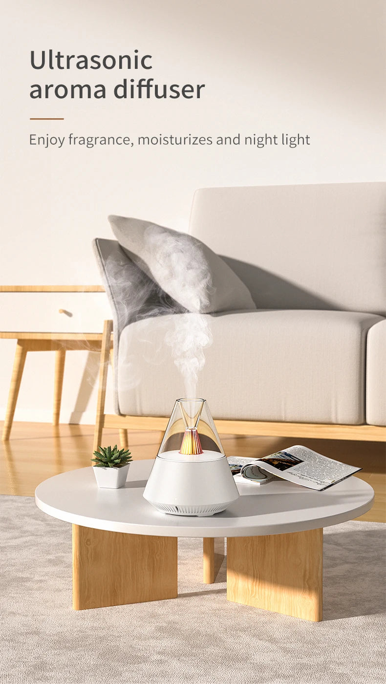 Ultrasonic Essential Oil Aroma Diffuser with Light