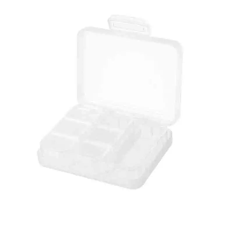 Weekly 21 Grids Pill Box Medicine Organizer Black Plastic Storage Box Container Portable Pill Case