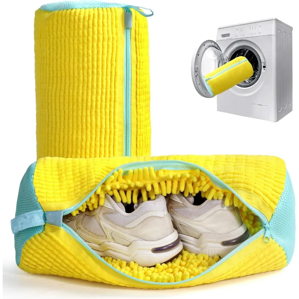 Shoe Washing Machine Bag: Shoe Bag for Washing Machine - Reusable Shoe Cleaning Bag for Sneaker Tennis Shoes Unstain