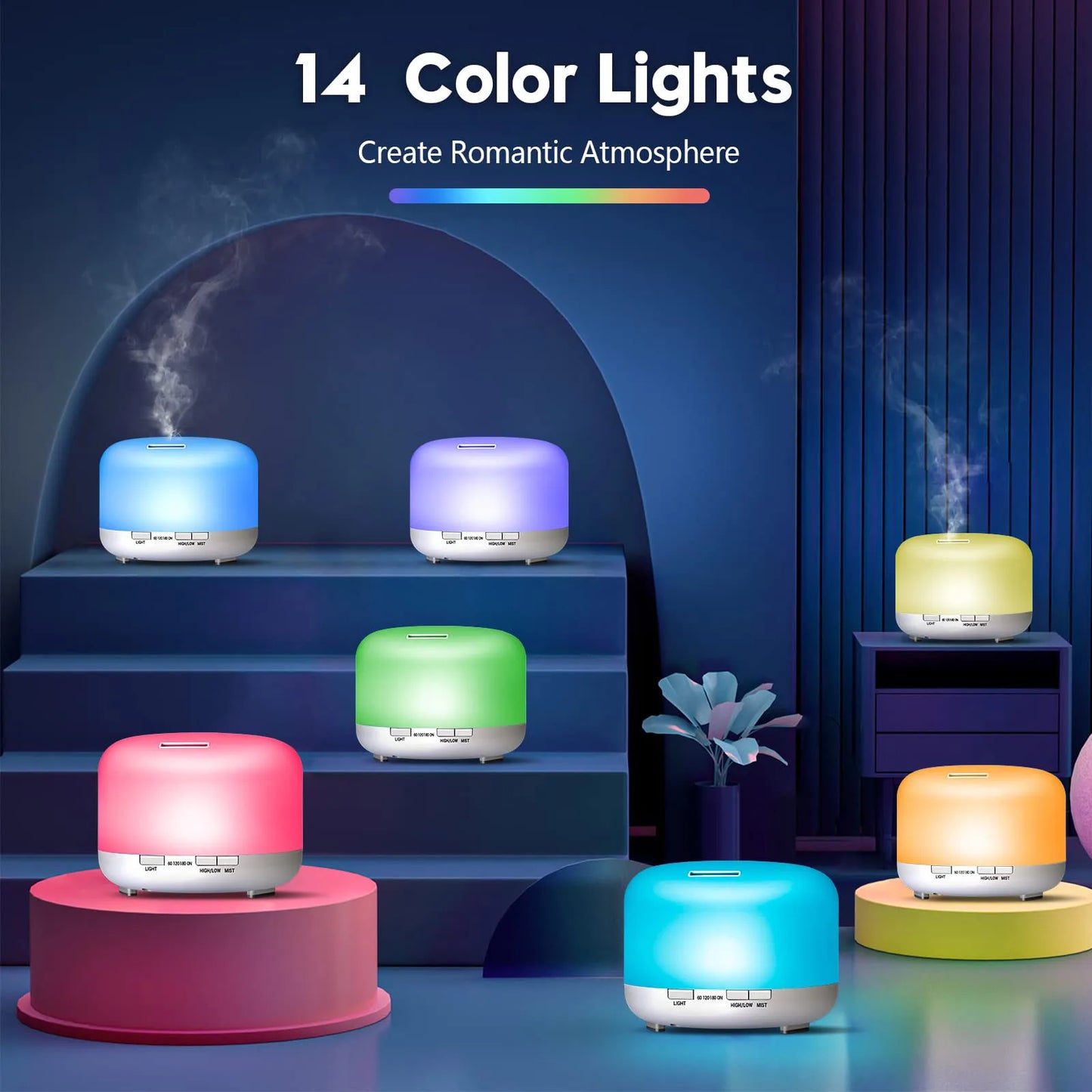 500ML Aroma Diffuser / Humidifier with Remote Control