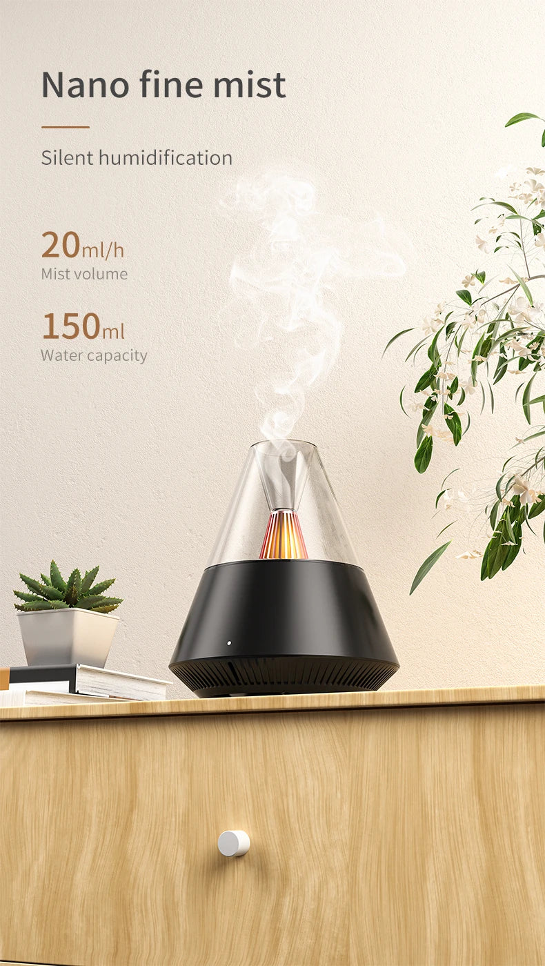 Ultrasonic Essential Oil Aroma Diffuser with Light
