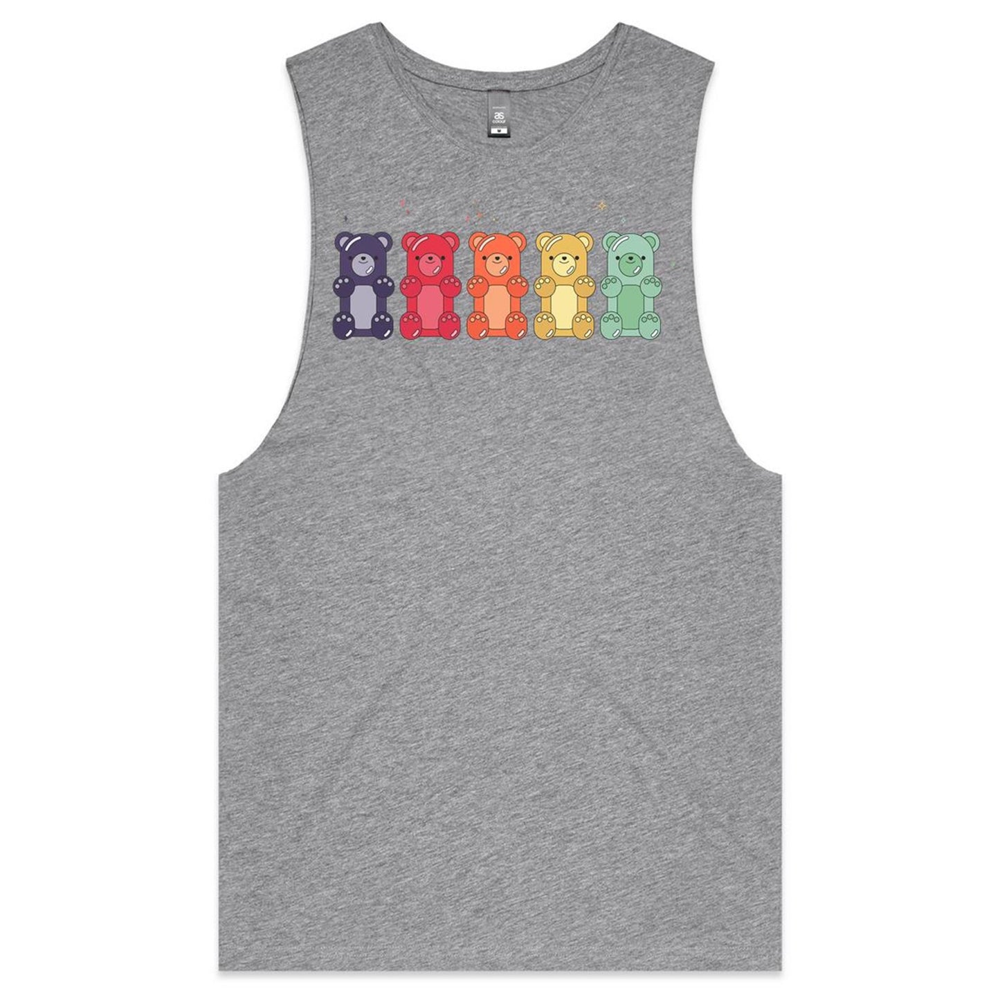 Mens Tank Top Tee - Gummie Bears