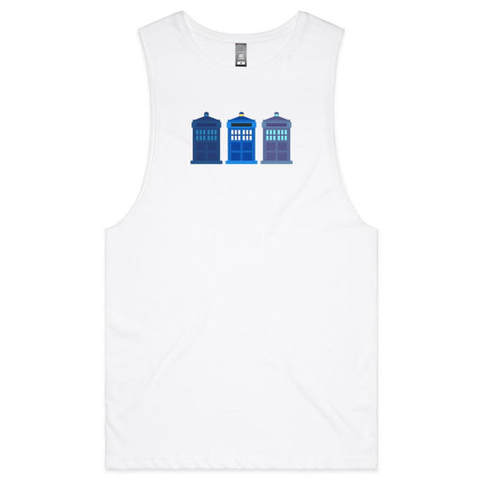 3 Telephone Booths - Mens Tank Top Tee