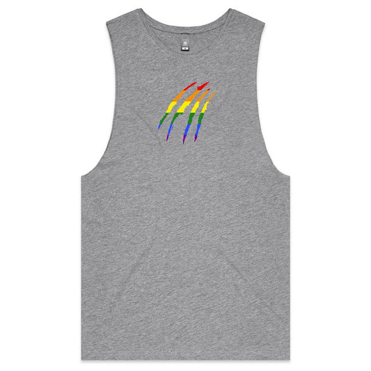 Mens Tank Top Tee - Alphabet Claws