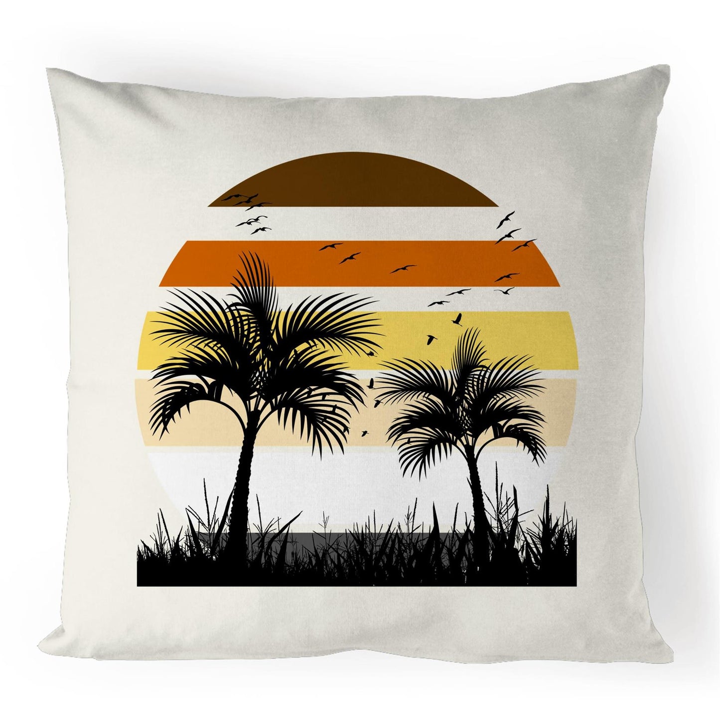 Cushion Cover - Alphabet Bear Sunset