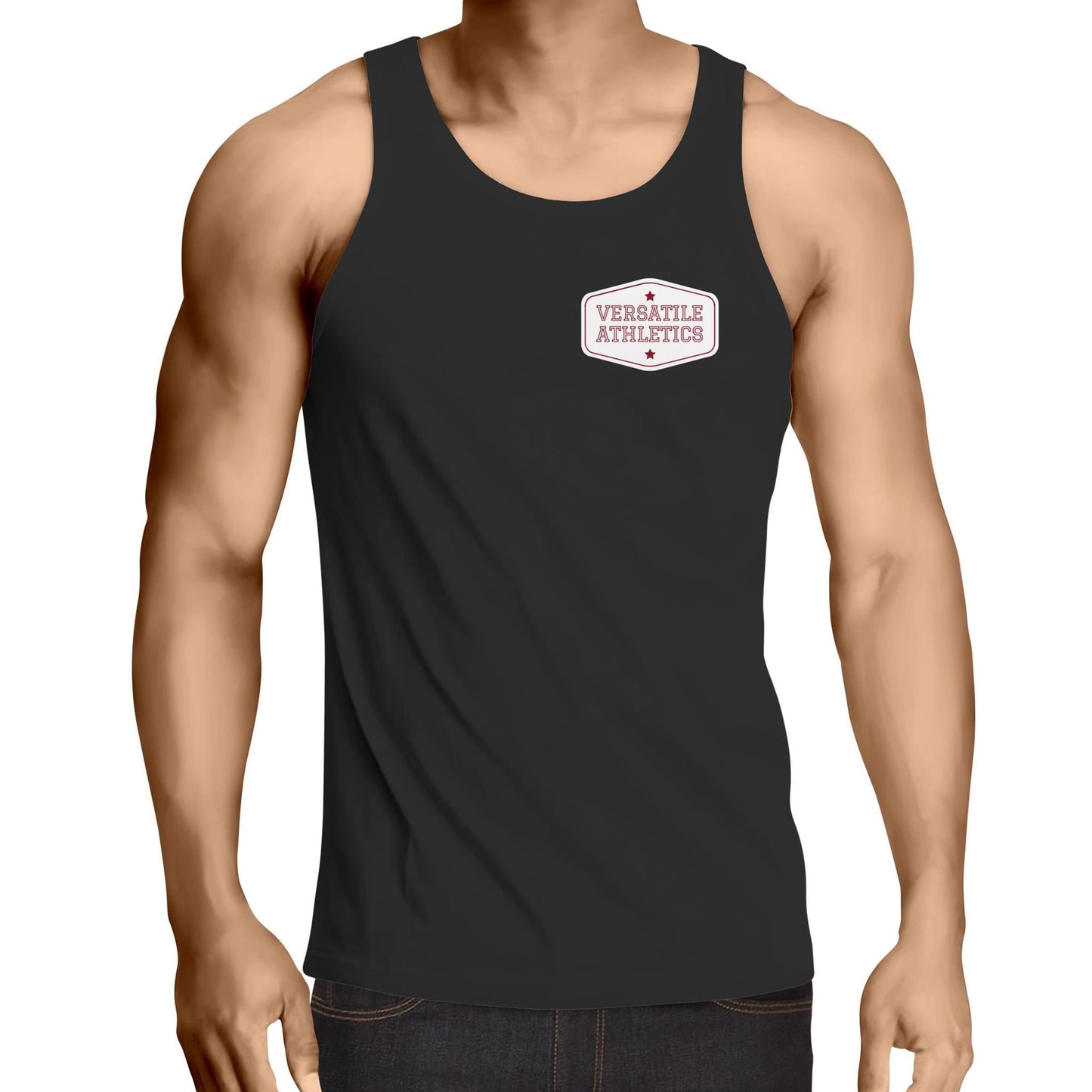 Mens Singlet Top - Versatile Athletics - Alphabet