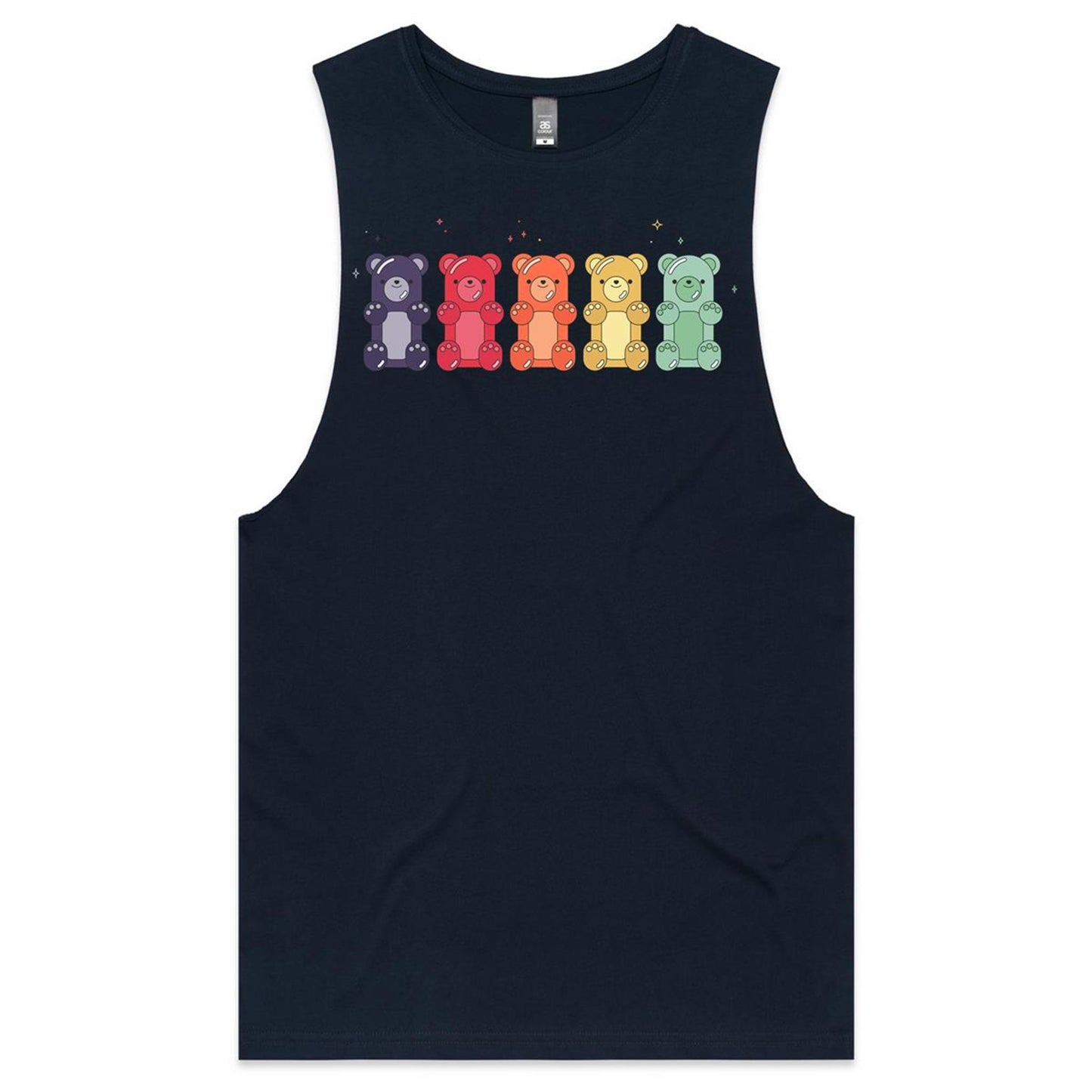 Mens Tank Top Tee - Gummie Bears