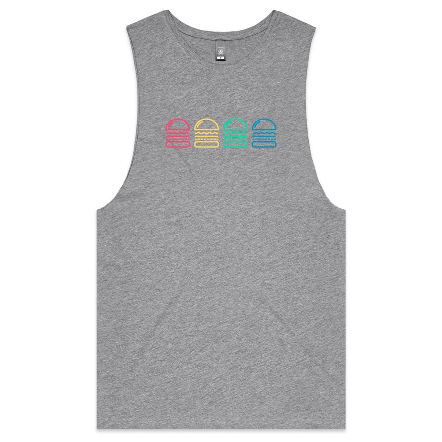 Mens Tank Top Tee - Burgers