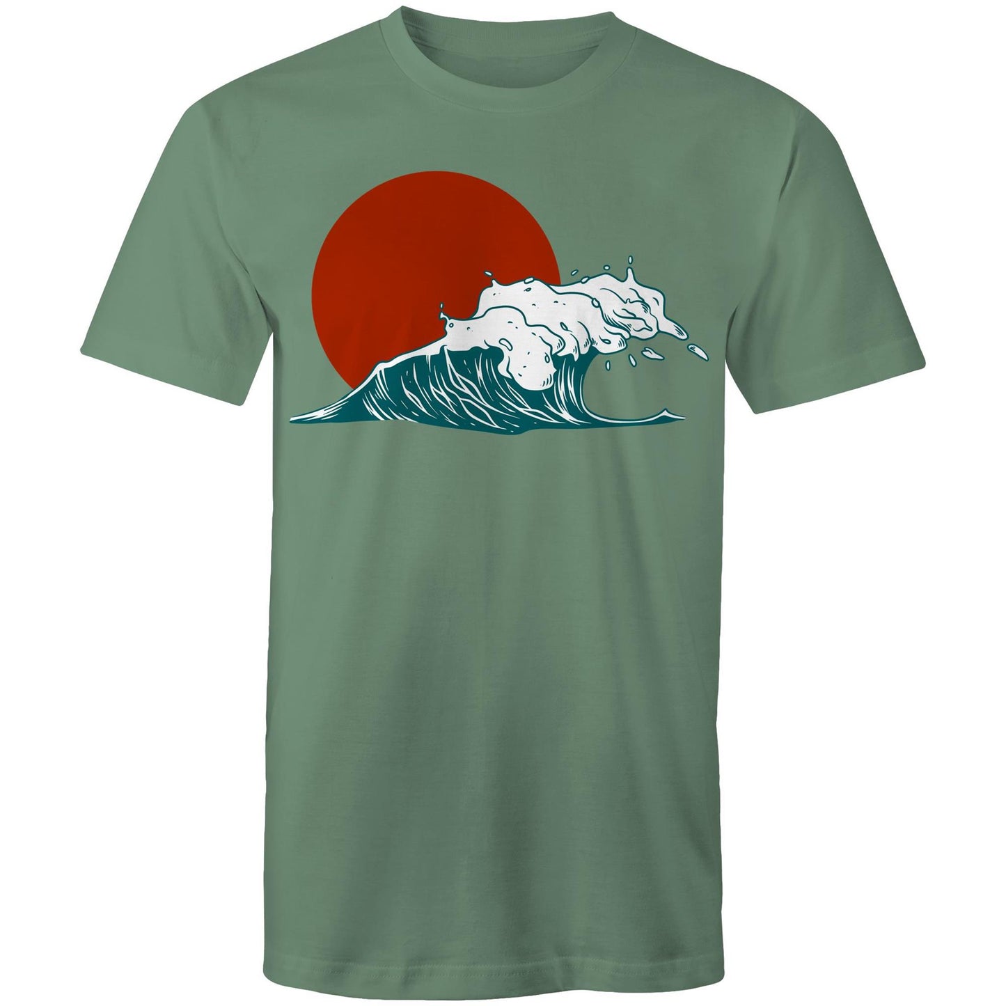 Shirt - Red Sun Wave